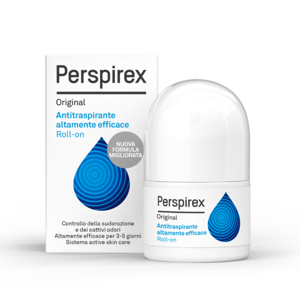confezione con prodotto roll-on Perspirex Original