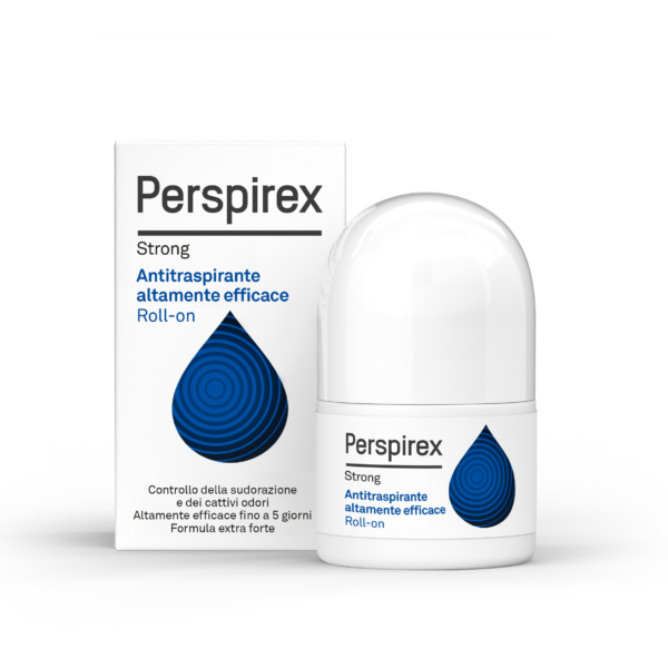 confezione con prodotto roll-on Perspirex Strong